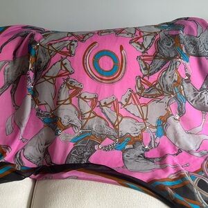 Pink Equestrian Print Bedding
